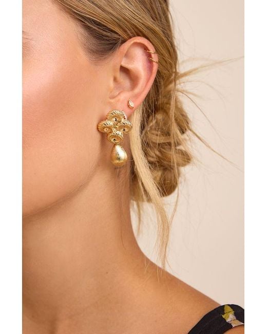 Lulus Natural Quinny Statement Earrings