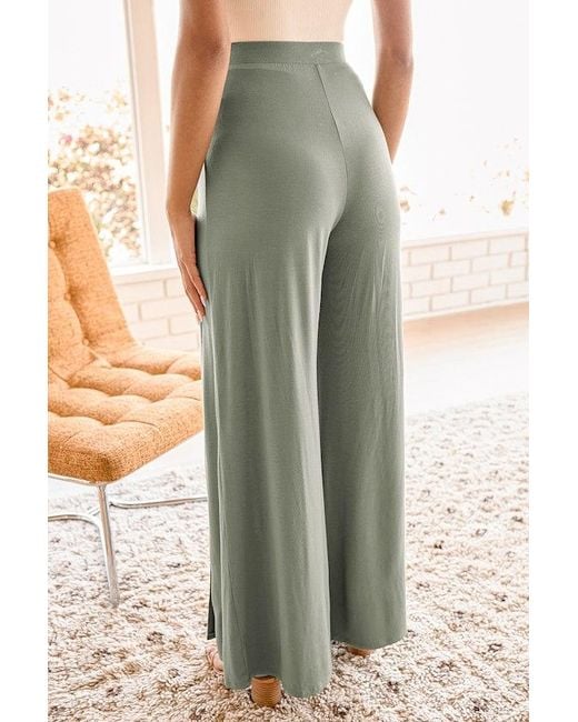 Lulus Natural Knockout Wide-Leg Pants