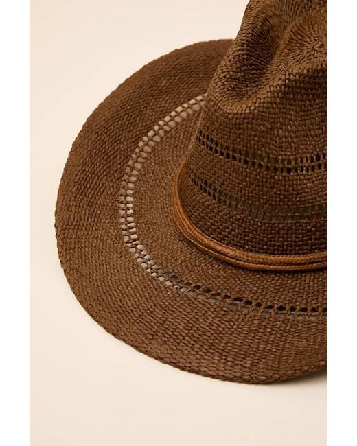 Lulus Brown Ralina Raffia Western Hat