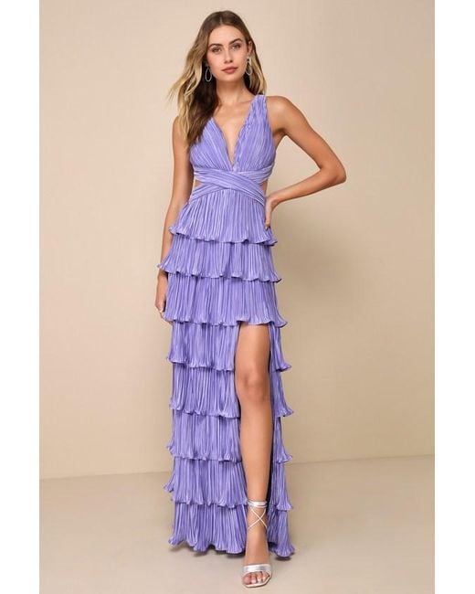 devil in a blue dress characters Wrap Front Light Blue Maxi Dress main image 1
