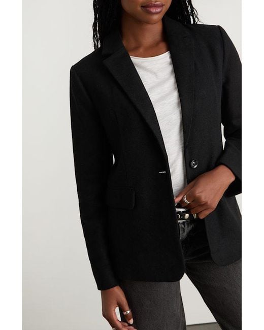 Lulus Black Sophisticated Chic Tweed Blazer