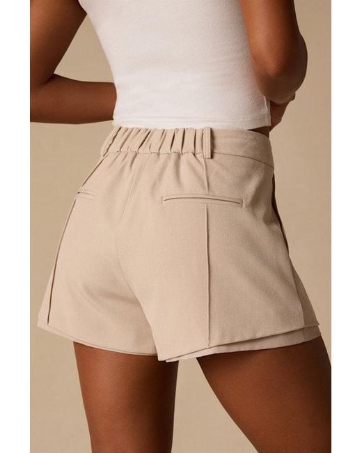 Lulus Natural Deney High-Rise Shorts