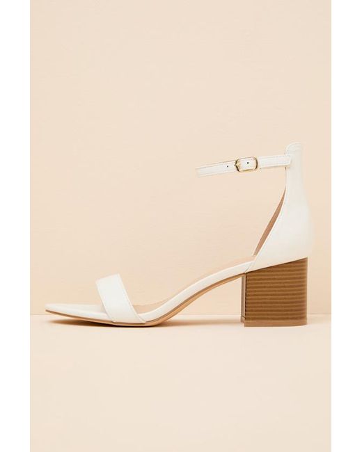 Lulus Blue Harper Ankle Strap Heels