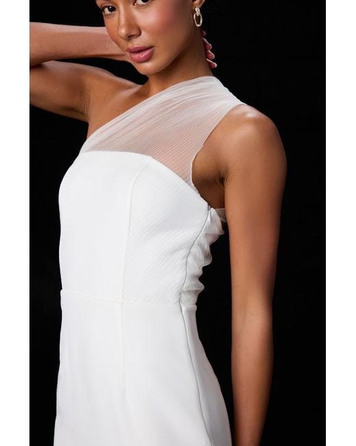 Lulus Black Brayla One-Shoulder Bodycon Mini Dress