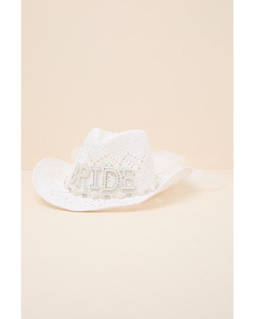Lulus Black Tying The Knot Patch Veil Western Hat