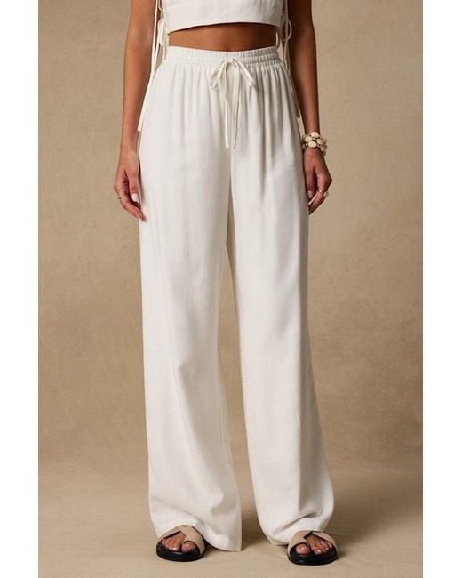 Lulus Natural Irida Drawstring Pants