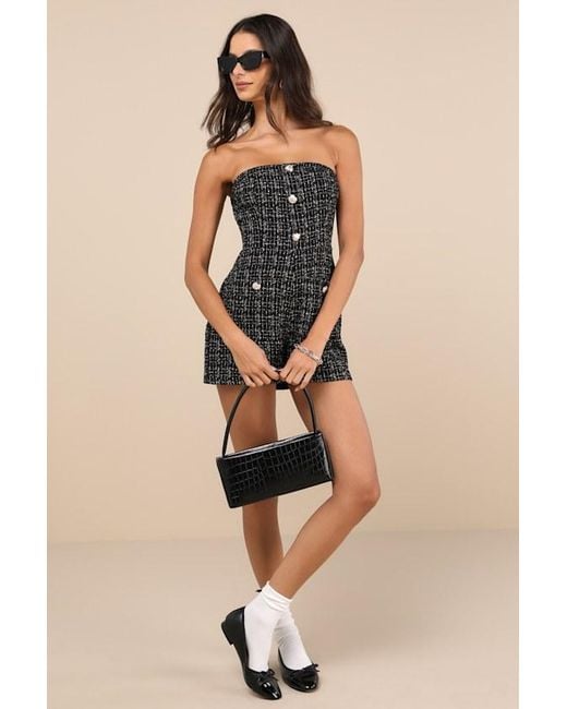 Strapless romper dress on sale