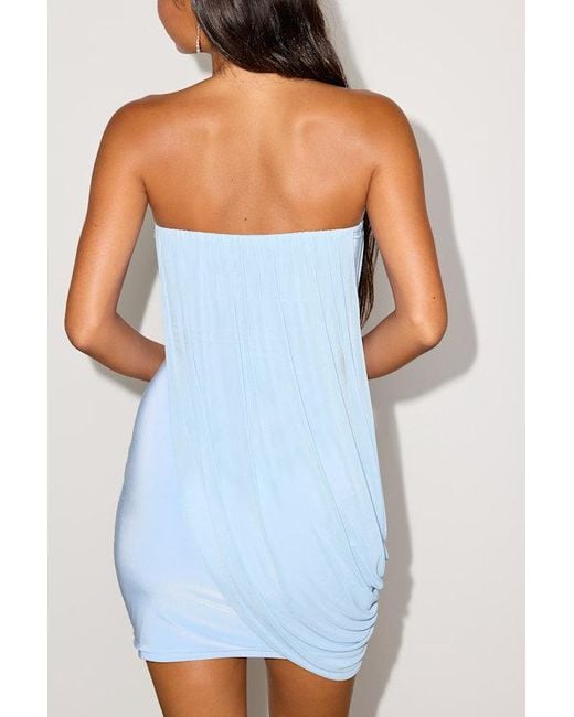 Lulus White Bryer Mesh Overlay Mini Dress