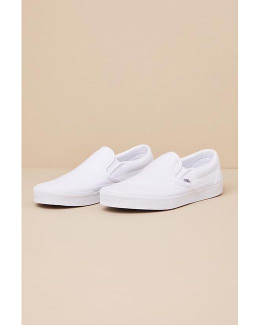 Vans Pink Classic True Slip-On Sneakers