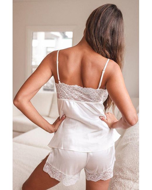Lulus Natural More Amour Satin Cami Top