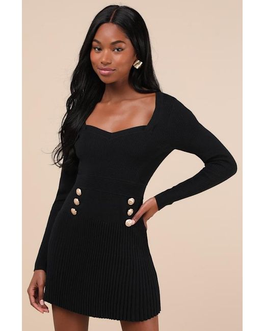 Little black sweater dress on sale