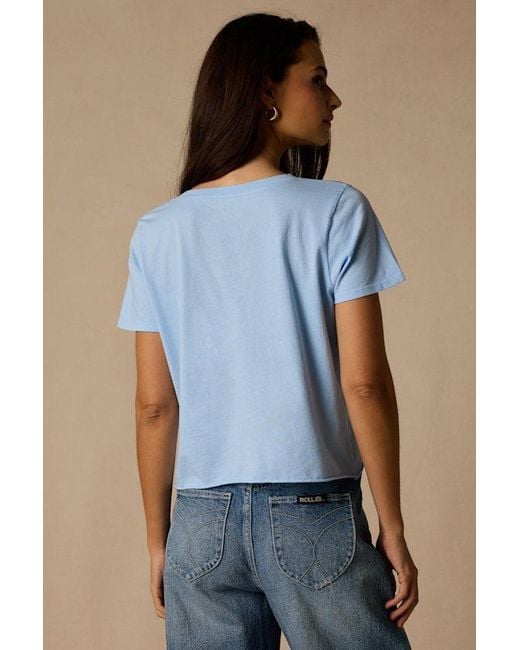 Prince Peter Blue California Cropped Graphic Tee