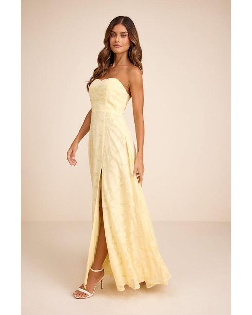Lulus Natural Garden Of Romance Burnout Maxi Dress