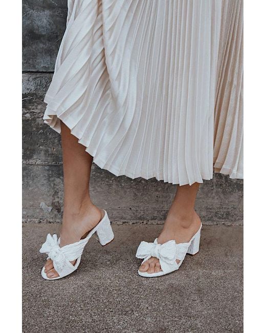 Lulus Gray Dorothea Knotted High Heel Sandals