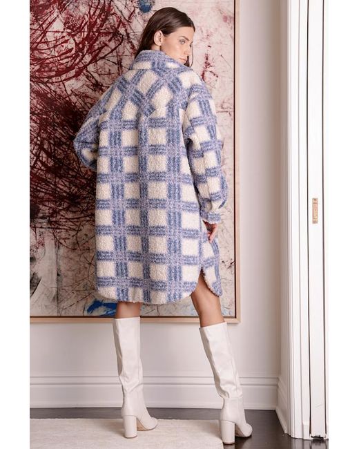 Lulus Brown Winter Winds Plaid Shearling Jacket