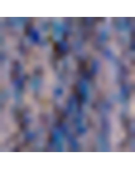 Lulus Blue Gemma Floral Chiffon Maxi Dress