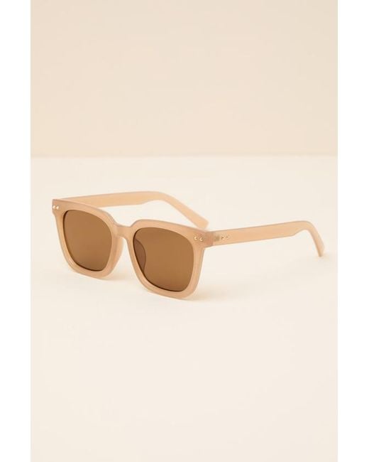 Lulus Black Navine Square Sunglasses