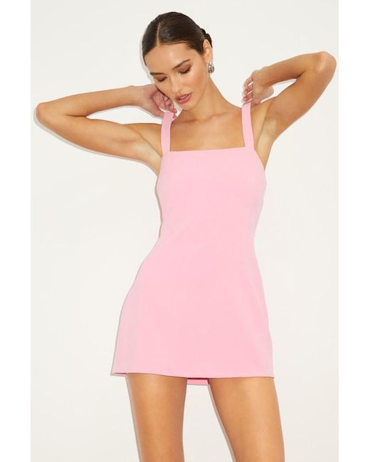 Lulus Pink Chayan Sleeveless Skort Romper