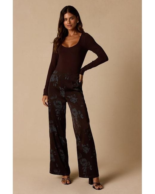 Lulus Black Easily Loved Long Sleeve Bodysuit