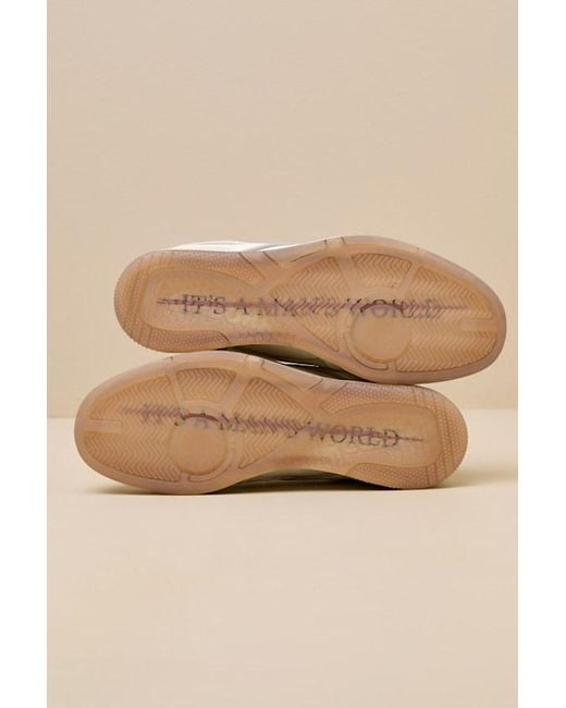 Reebok Natural Bb 4000 Ii Chalk And Leather Sneakers