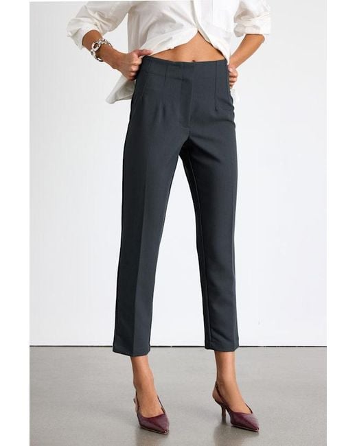 Lulus Pink Cleo Tailored High-Rise Slim Leg Trouser Pants