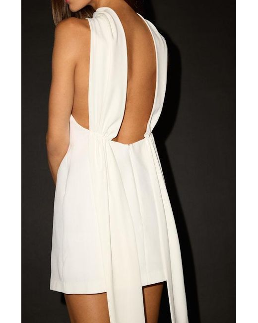 Lulus Black Sandri Backless Bodycon Mini Dress