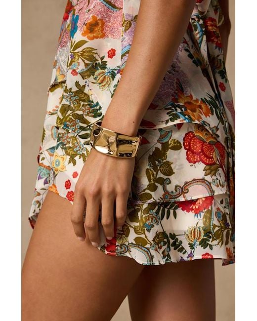 Lulus Brown Cyprus Chunky Bangle Bracelet