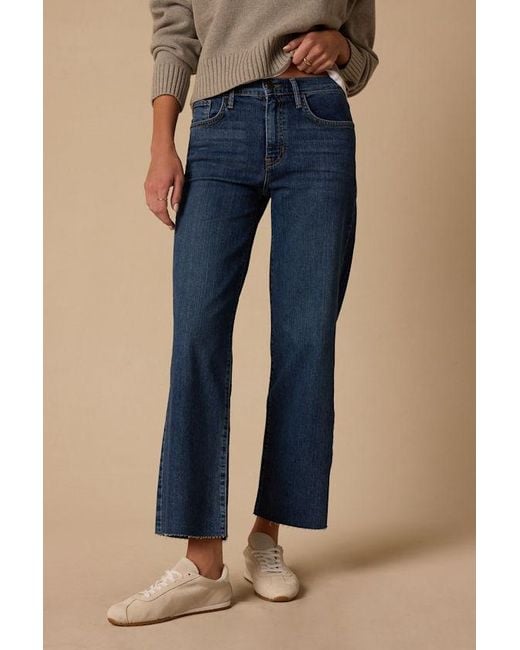Just Black Blue The Mid Rise Classic Straight Dark Wash Denim Jeans