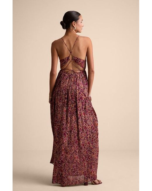 formal dresses lace up back Light Pink Satin Scoop Neck Dress With Lace Up Back
