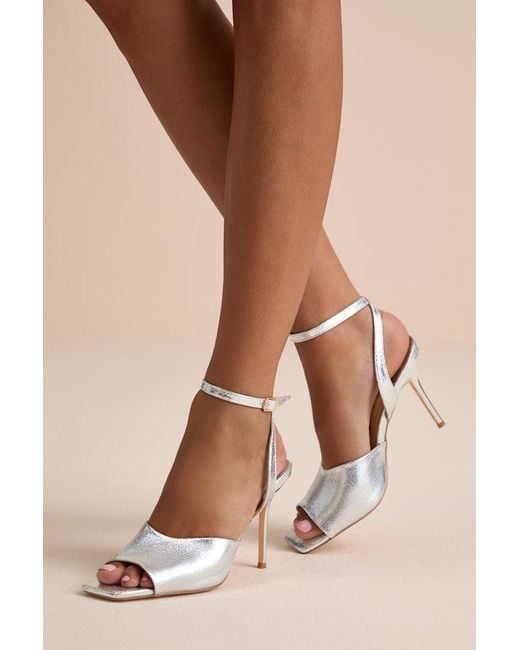 Lulus Natural Masha Ankle Strap High Heel Sandals