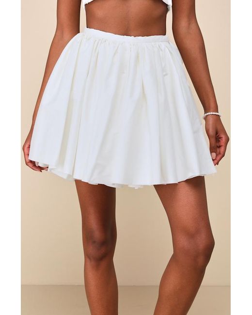 ZEMETA Brown Cha Cha Layered Raw Hem Wrap Mini Skirt