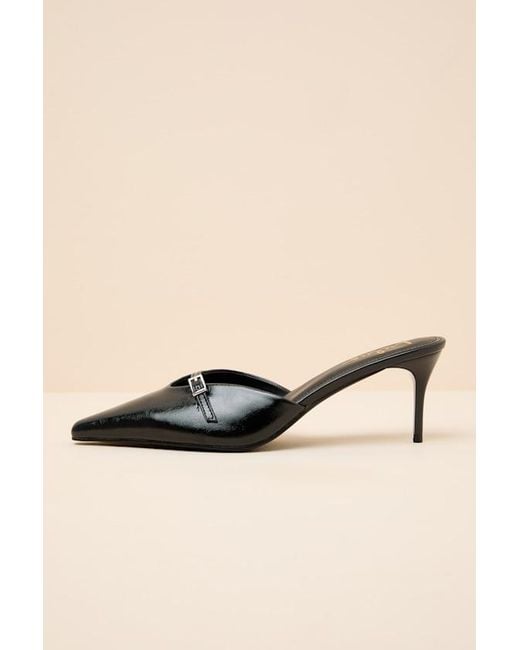 Lulus Natural Austine Pointed-Toe Mule Pumps