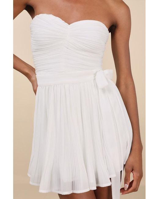 Lulus Natural Seriously Sensational Strapless Romper