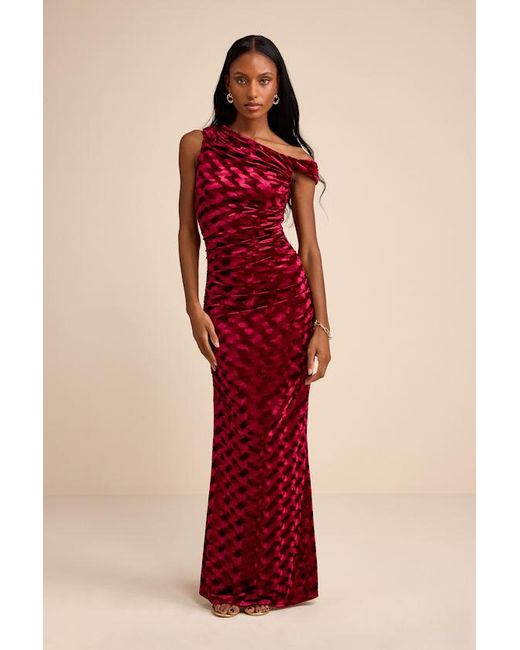 shopee evening dress MissJophiel Women V Neck Ruffled Half Sleeeve Long Pleated Floral Wedding Party Guest Formal Dresses Champagne / Floor Length / US14