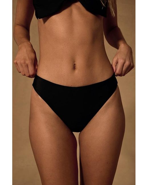 Lulus Brown Chevonne High-Waisted Bikini Bottoms