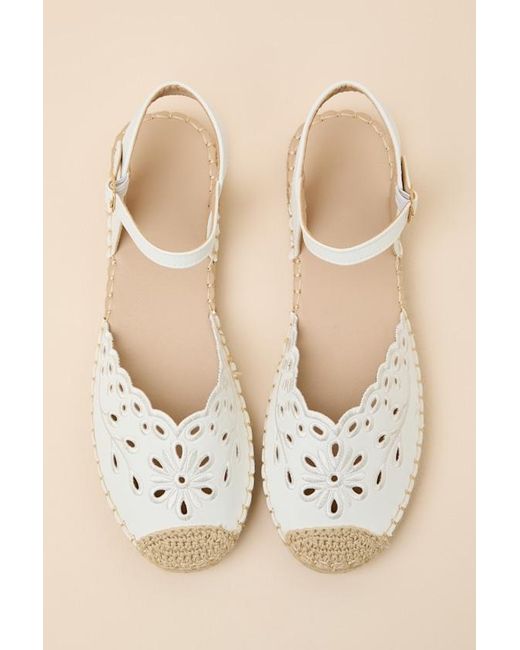 Lulus Natural Meeka Ankle Strap Flatform Espadrilles
