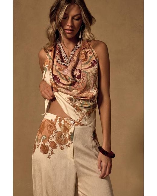 Lulus Brown Bahari Boho Print Two-Piece Jumpsuit