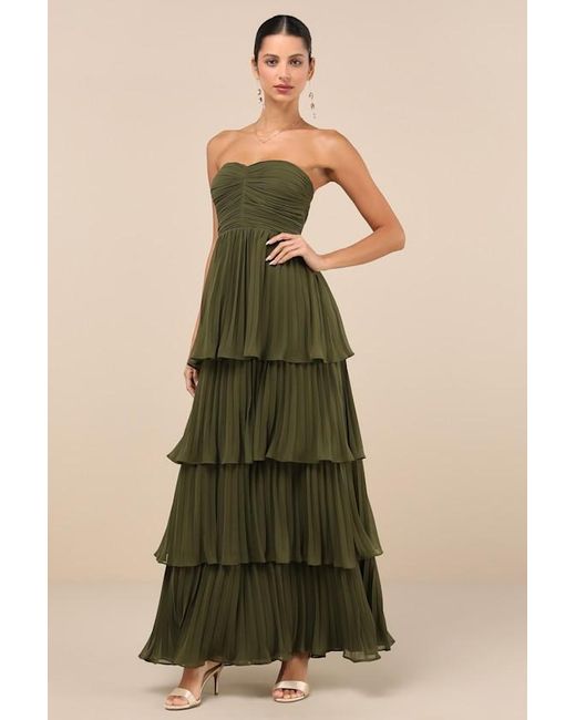 strapless open back dress PINK CRYSTAL EMBELLISHED A-LINE MAXI DRESS | CULT MIA