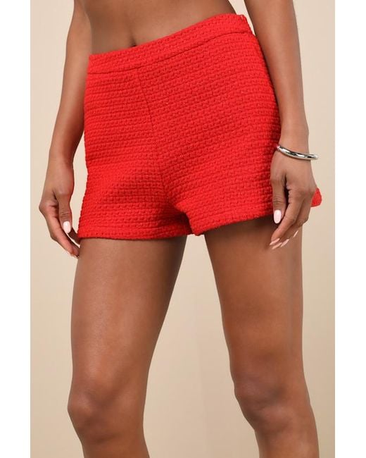 Lulus Mariette Tailored Knit Shorts