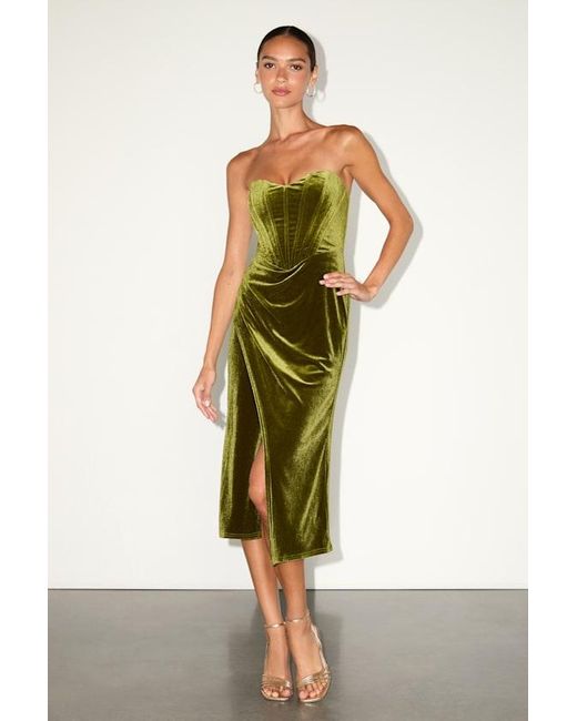 polyester and spandex dresses Sheath-Column Sweep-Brush Train Polyester Spandex Dress COCOMELODY CS0673, 7 Days / Hunter / S