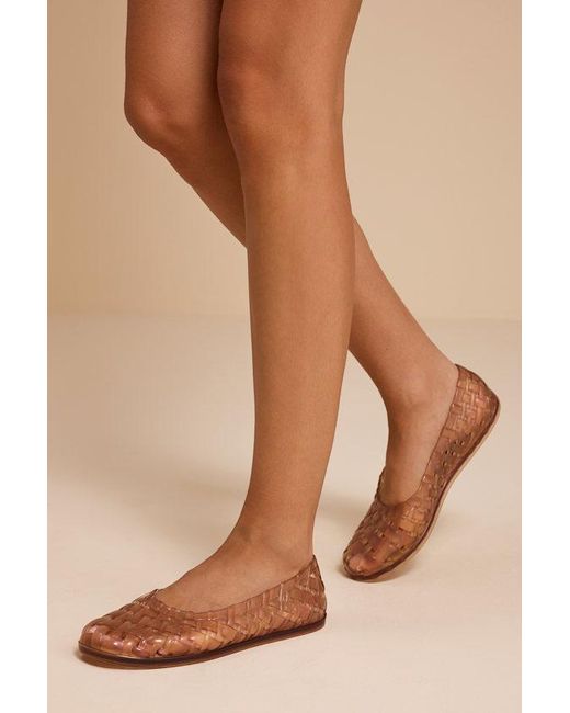 Melissa Natural Possession Ballerina Jelly Flats