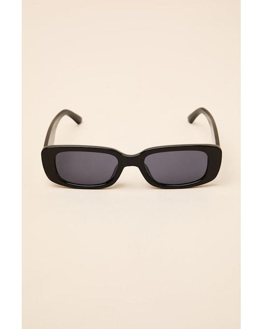 Lulus Brown Randi Square Sunglasses
