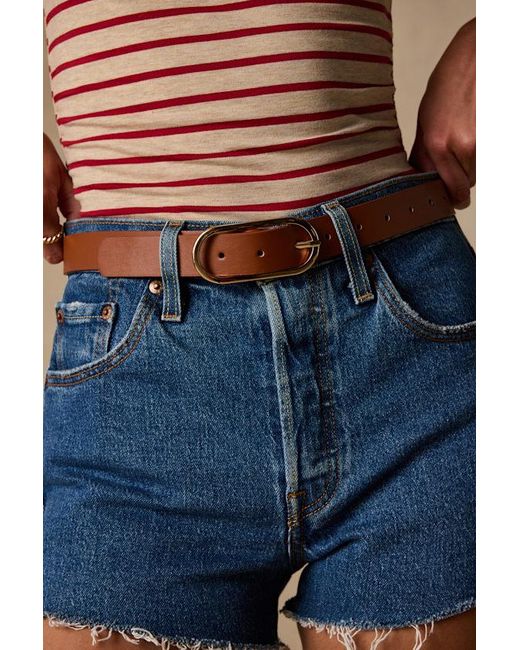 Lulus Brown Buena Vista And Two-Piece Belt Set