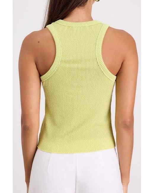 Lulus Green Essential Update Lime Ribbed Tank Top