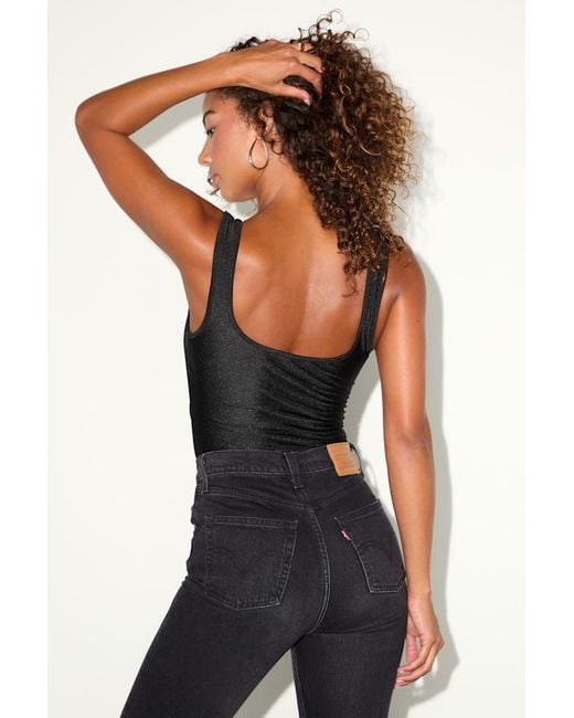 Lulus Brown Basima Cutout Twist-Front Sleeveless Bodysuit