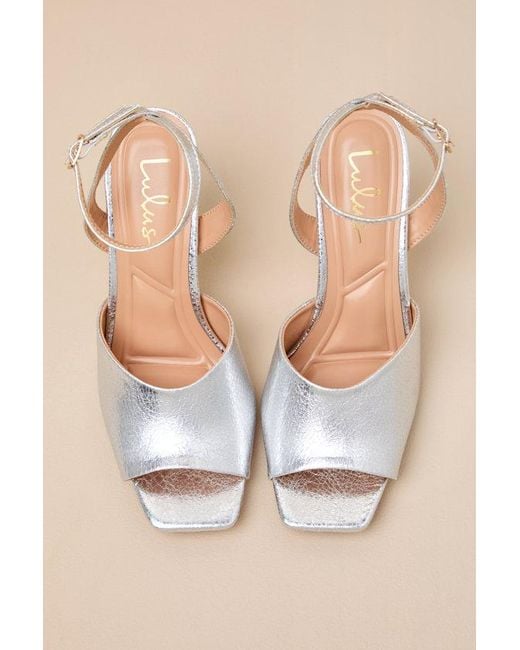 Lulus Natural Masha Ankle Strap High Heel Sandals