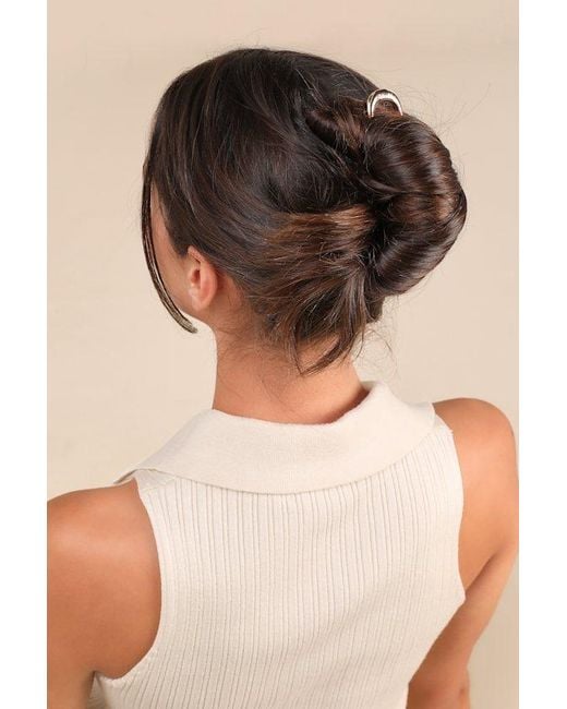 Kitsch Natural Metal Oversized French Hair Pin