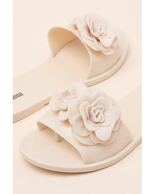 Melissa Natural Babe Petals Slide Sandals