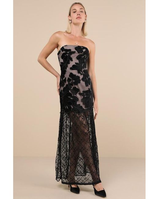 Elliatt Zara Lace Convertible Maxi Dress in Black | Lyst Elliatt Zara Lace Convertible Maxi Dress in Black | Lyst