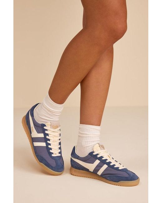 Gola Blue Firefly Moonlight And Off Suede Lace-Up Sneakers